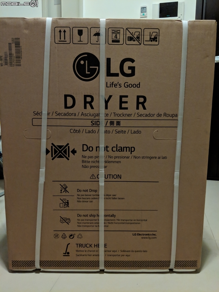 [開箱心得] 相見恨晚 LG WR-90TW 熱泵型乾衣機