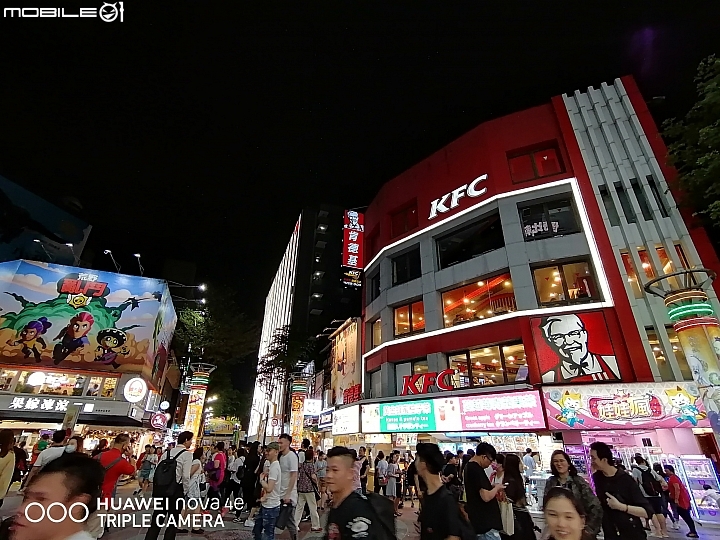 Nova 4e. 西門町夜拍分享