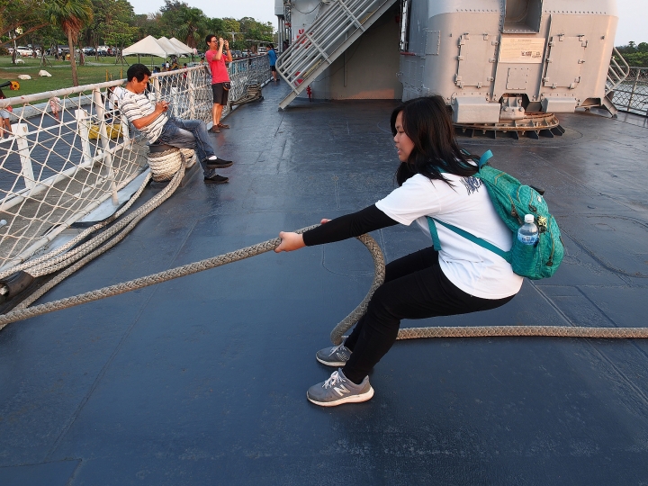 臺南市 安平區 定情碼頭-德陽艦園區 — 全臺唯一軍艦博物館