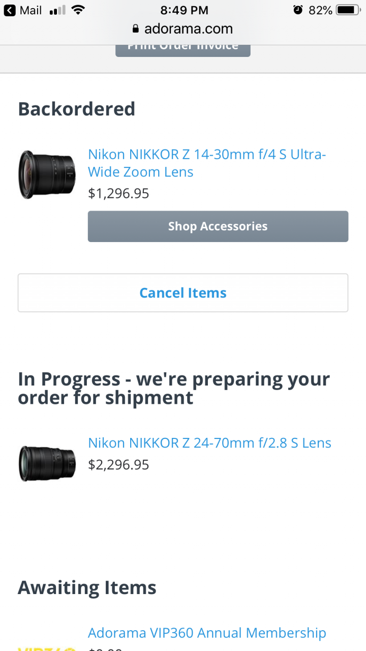 Nikon NIKKOR Z 24-70mm F/2.8 出貨了