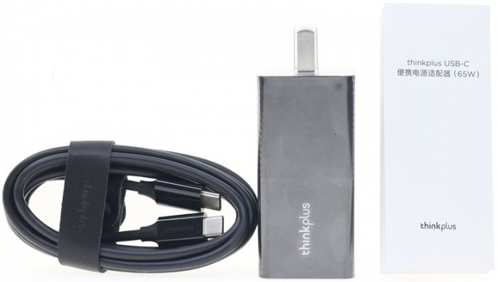 聯想thinkplus 65W迷你USB-C充電器PA65開箱測試