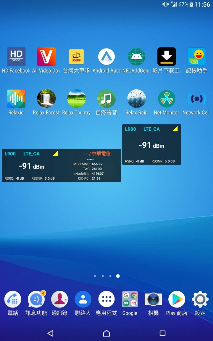 “請各位支援”CA手機及各電信CA網路波段實測