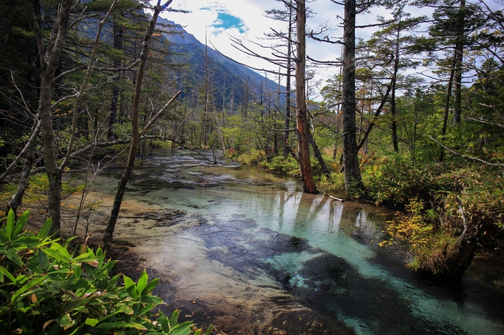 點我看大圖 【日本登山初體驗】旅途的尾聲(四)明神池與梓川右岸