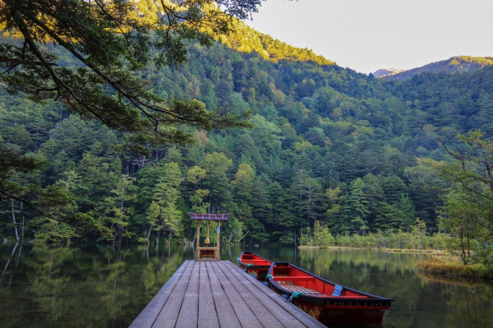點我看大圖 【日本登山初體驗】旅途的尾聲(四)明神池與梓川右岸