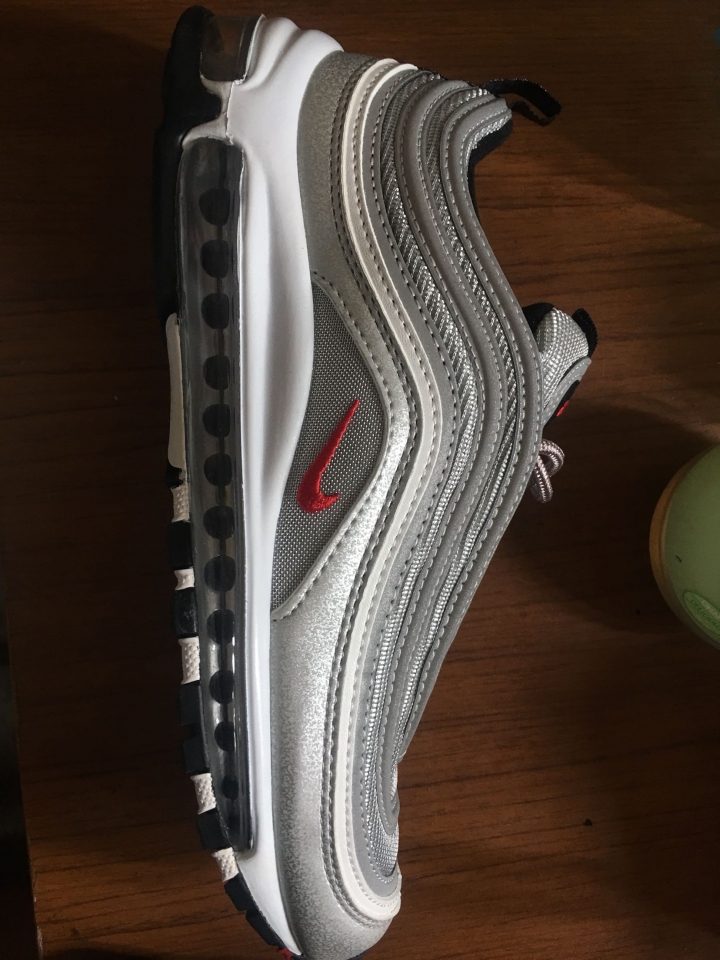 幫鑑定air max 97 og 銀彈真假