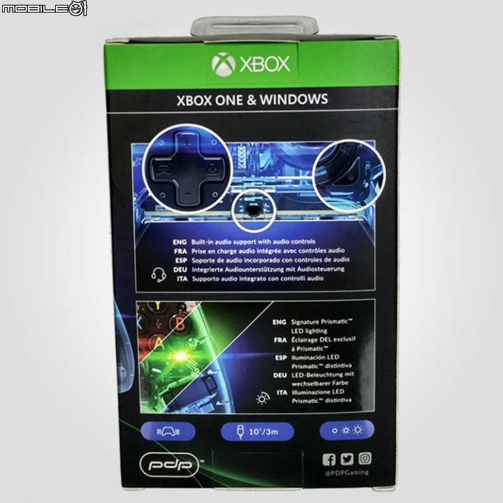 PDP Afterglow Wired XBOX Controller LED 控制器手把開箱