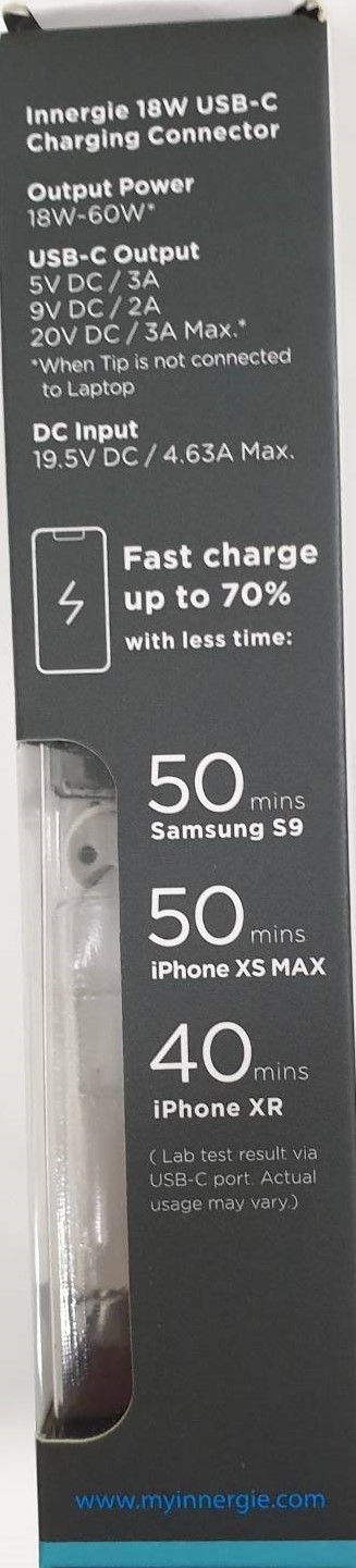 Innergie 18W USB-C 充電連接器小開箱