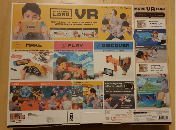 Nintendo Labo VR 初試