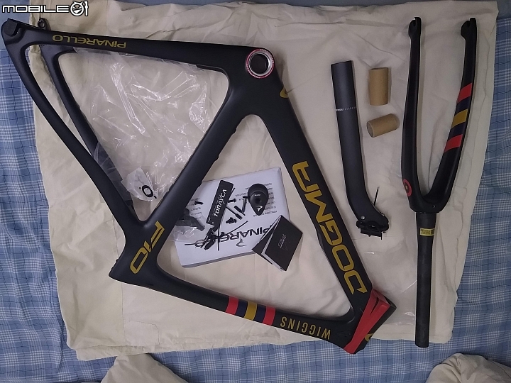 请帮忙看看我新买的pinarello dogma f10的问题