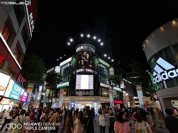 Nova 4e. 西門町夜拍分享