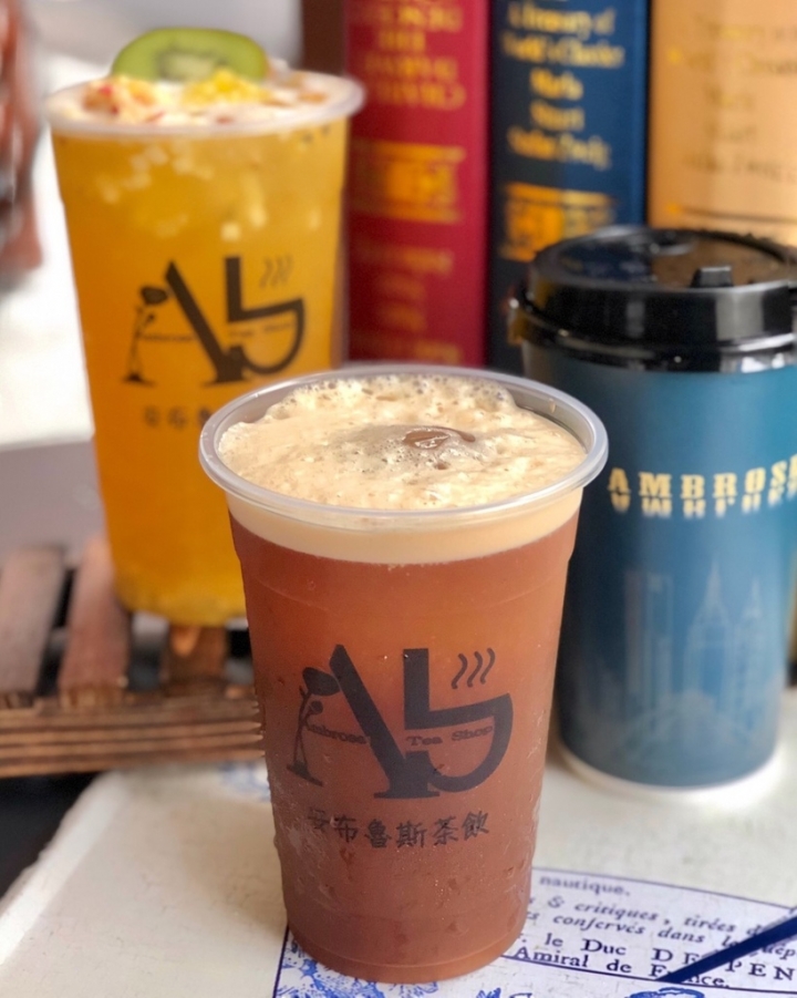 【安布魯斯茶飲】生活美學風格的飲料店｜玫瑰茶｜手沖咖啡｜濾掛咖啡｜雞蛋糕