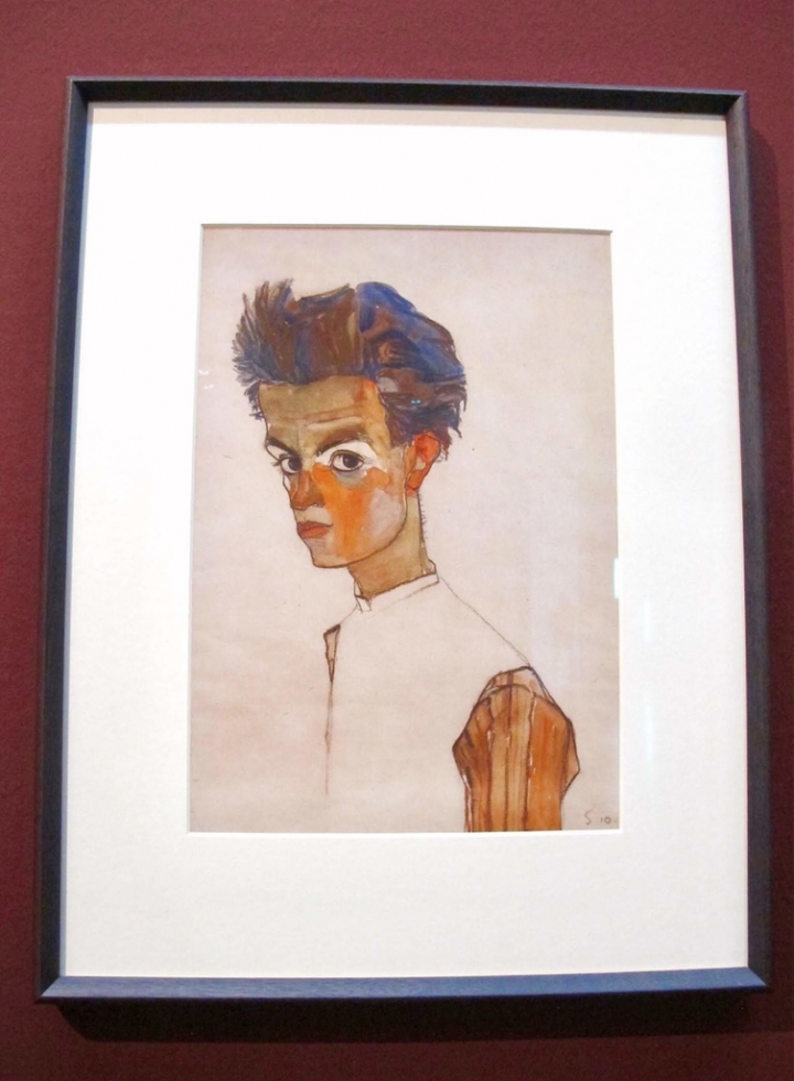 【Wien．走跳】維也納利奧波德博物館-暗黑系鬼才畫家席勒 Egon Schiele