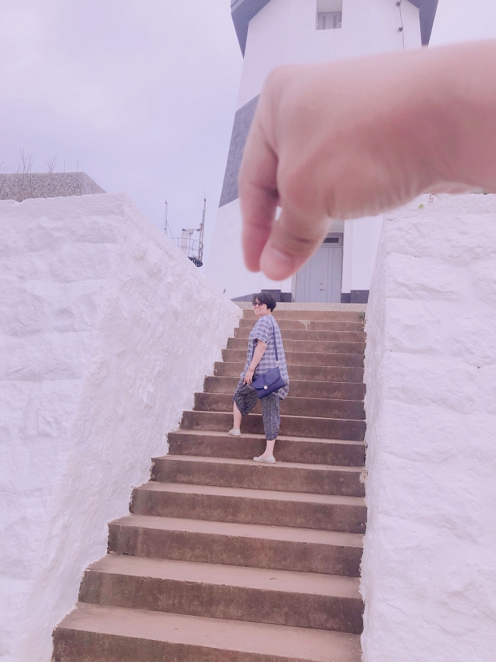 富貴角燈塔。下午放鬆休息的小約會。