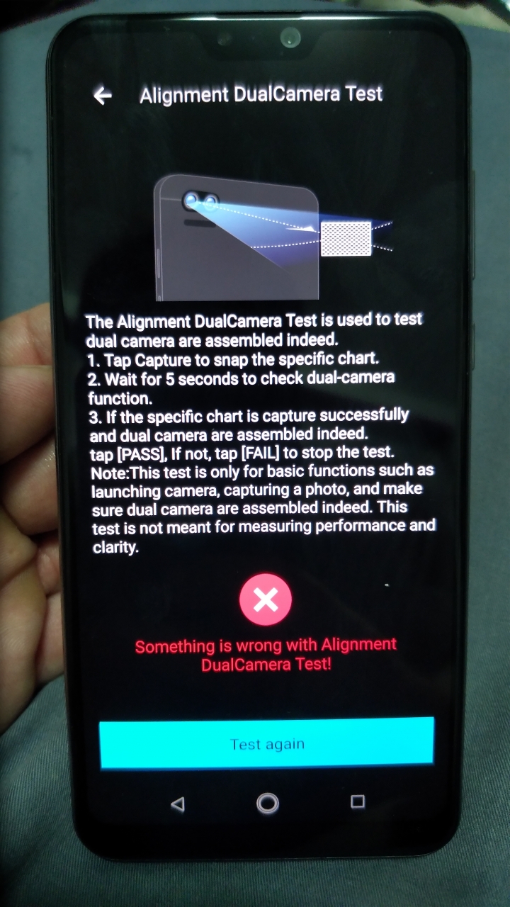 ZenFone Max Pro M2(ZB631KL)鏡頭自測不過