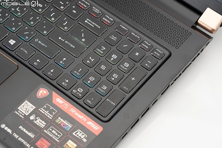 MSI GS75 Stealth 8SG 薄型強悍的龍魂之心
