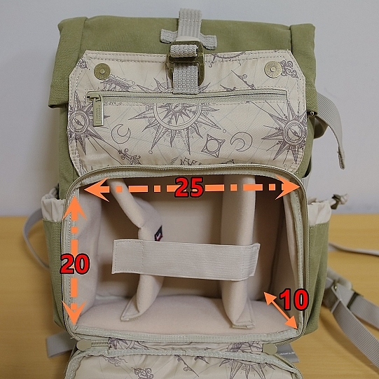 [開箱]National Geographic NG5168 小型雙肩後背包，分析使用感受