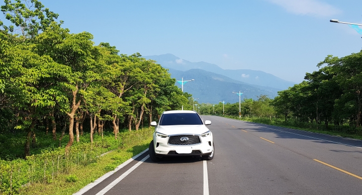 雨天操控Qx50--台11甲光豐公路(接--QX50心得--從她的美麗細節始)