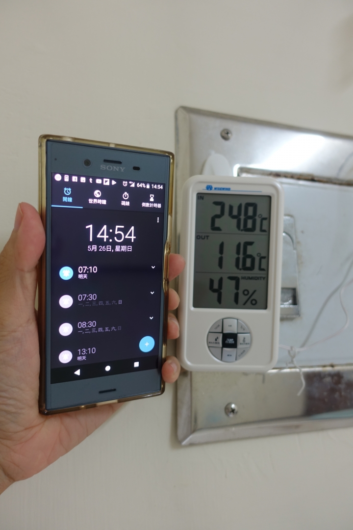 加大一級的日立RAS-28NK+4.5坪測溫實錄