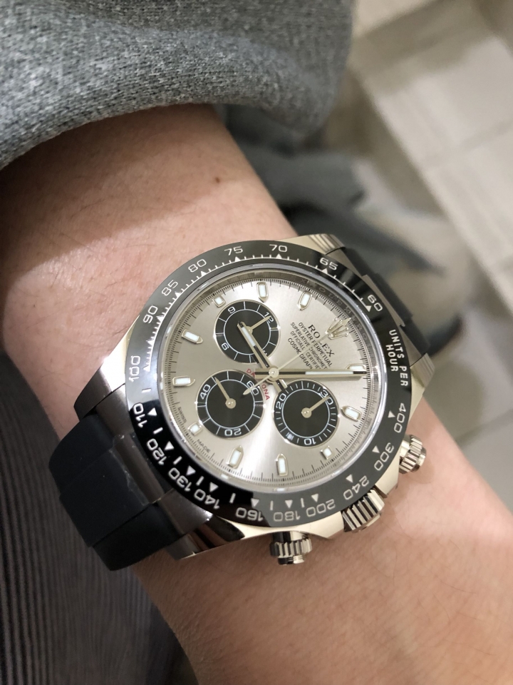 白金灰熊貓 Daytona 116519Ln 開箱