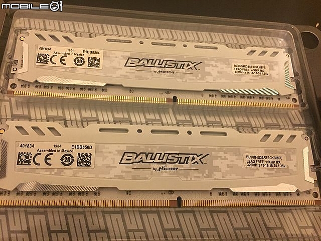 [開箱] [超激Buy] 美光 LT競技版 DDR4 3200 8Gx2