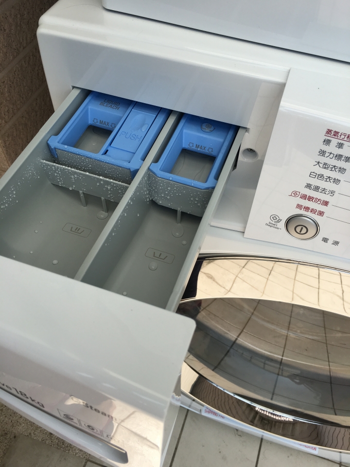 分享我的LG蒸洗脫18KG+免曬衣機使用心得