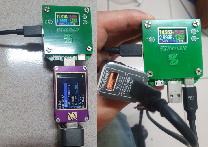 PD + QC3.0 兩口車充 總輸出 69W