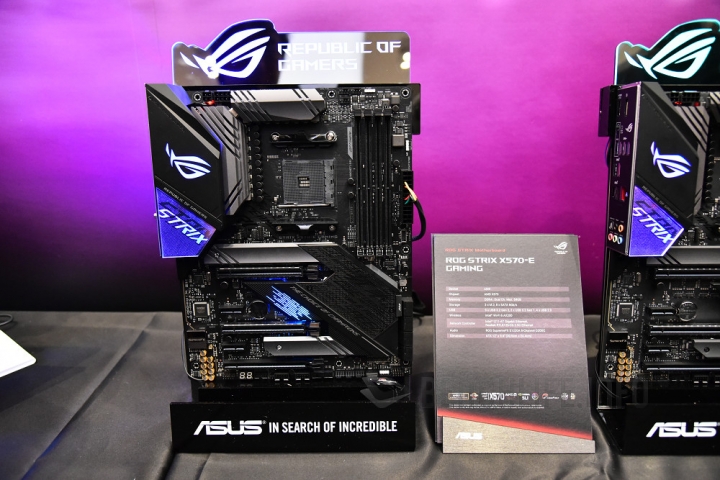 積極擴大 AMD 平台布局，ASUS 展出全系列 X570 晶片組主機板
