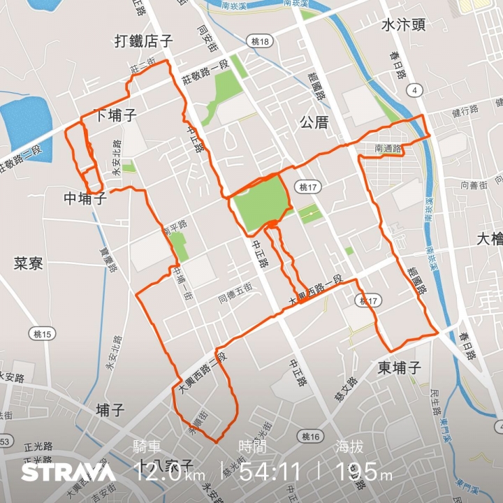 迅猛龍、紅牛、風櫃兔 3條GPS單車美學地圖 Strava Art