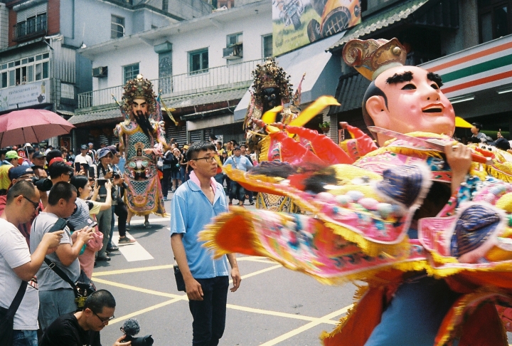 [Ricoh 500ST]沒有媽祖廟的九份迓媽祖[Kodak 400]