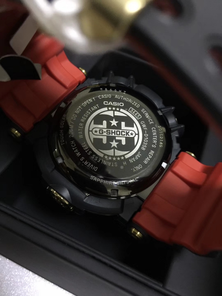 casio G-shock35周年限定。GWF-D1035B-1JR。