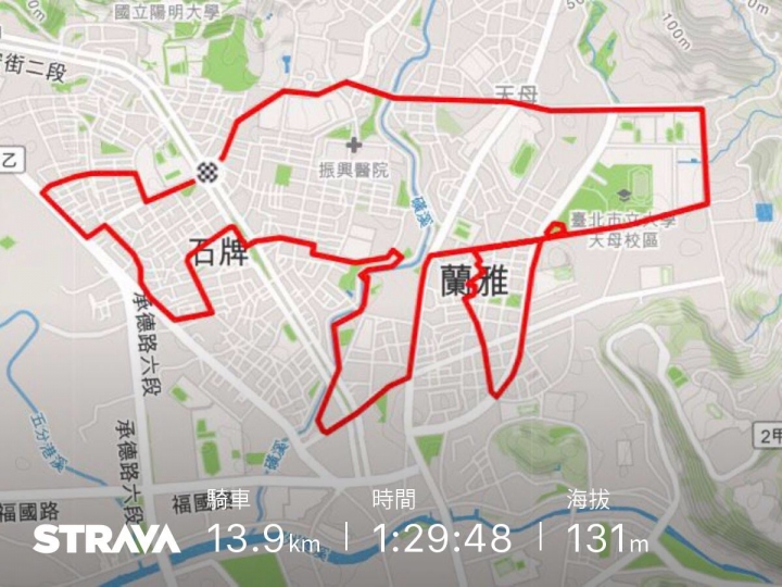 迅猛龍、紅牛、風櫃兔 3條GPS單車美學地圖 Strava Art