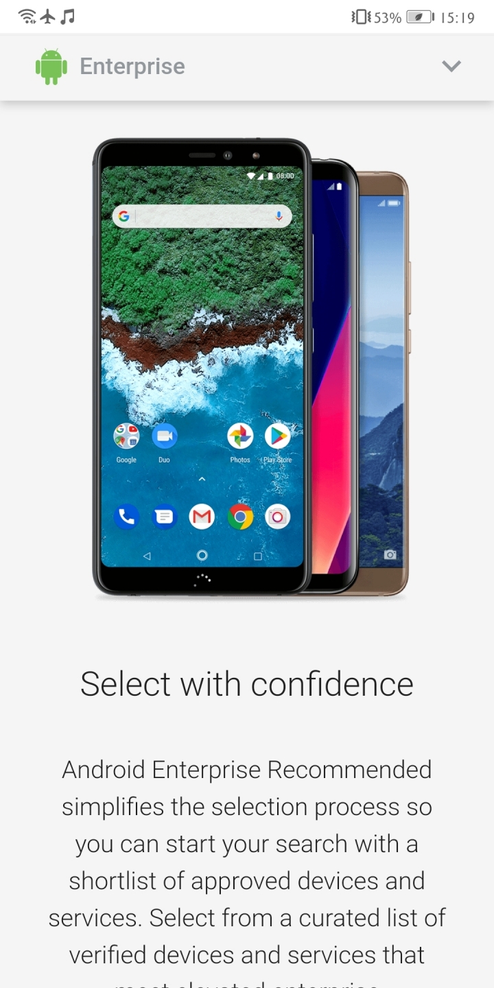 Google把華為Nexus 6P 也踢出安卓的企業推薦裝置名單內 ！(官網被我抓到小漏洞）