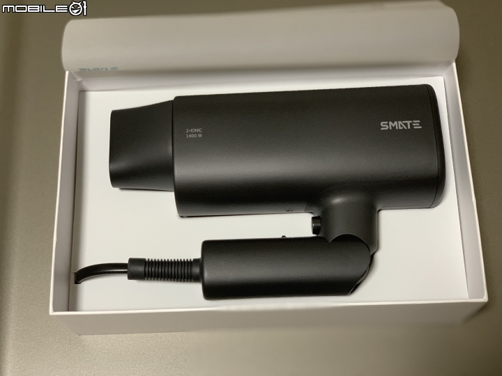 [簡易開箱] 須眉負離子護髮吹風機