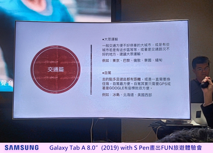 心得分享【Samsung Galaxy Tab A 8.0”(2019) with S Pen畫出FUN旅遊體驗會】
