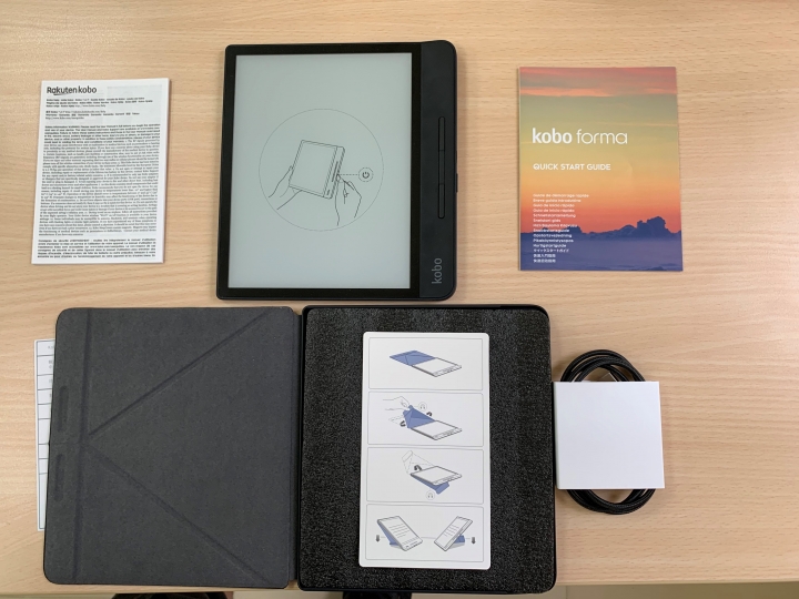kobo Forma電子書閱讀器實用開箱分享