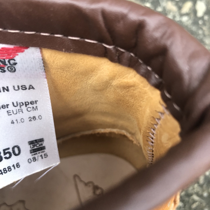 停產的狗 red wing 9850開箱