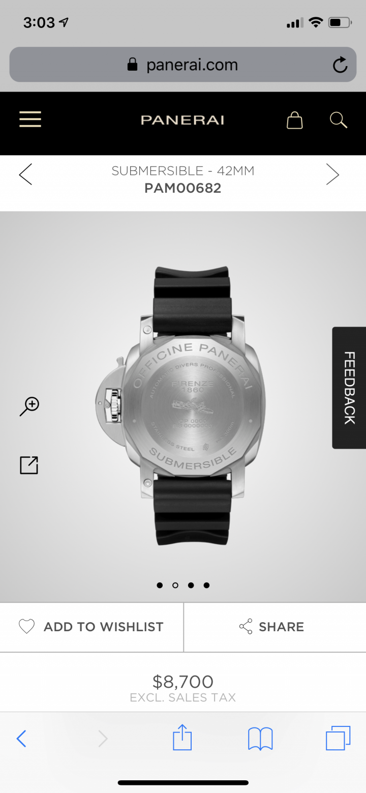 想請問關於 Panerai PAM 00682透背的問題
