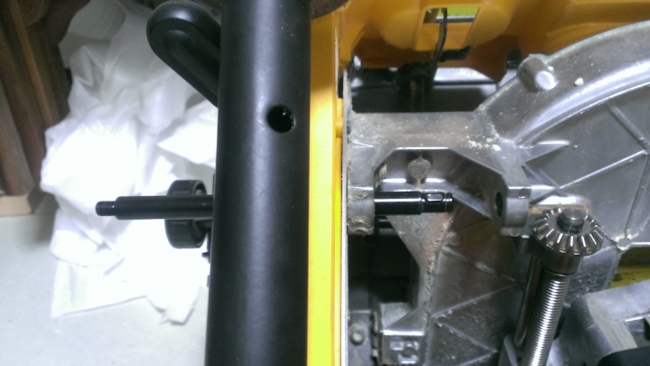 維修Dewalt dw745 升降機構卡死