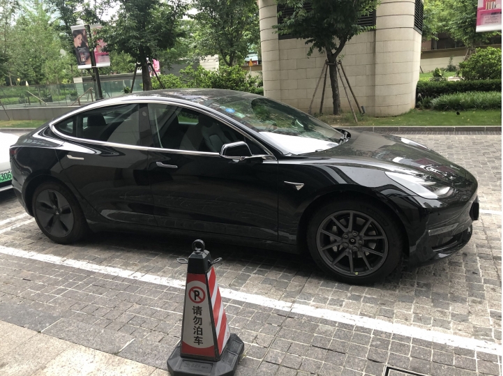 在大陸看到model 3