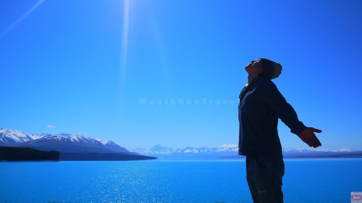 【紐西蘭●南島】Lake Pukaki湖往庫克山前的美麗湖景,High Country Salmon鮭魚養殖場