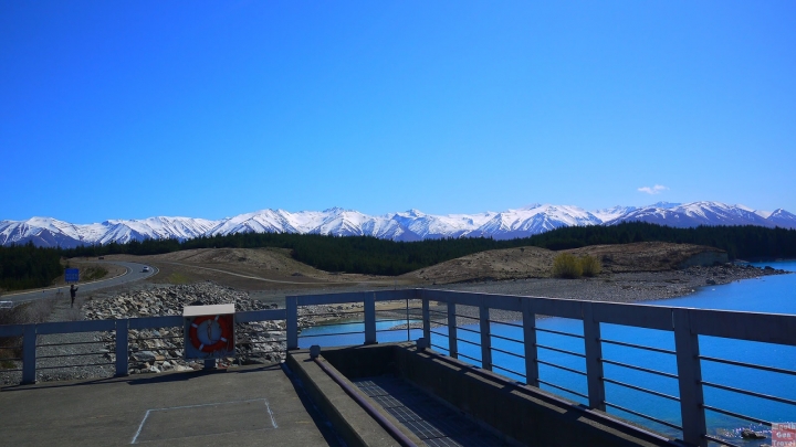 【紐西蘭●南島】Lake Pukaki湖往庫克山前的美麗湖景,High Country Salmon鮭魚養殖場