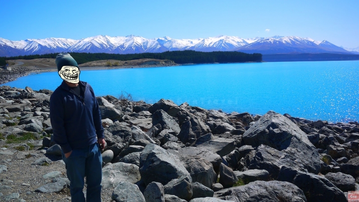 【紐西蘭●南島】Lake Pukaki湖往庫克山前的美麗湖景,High Country Salmon鮭魚養殖場