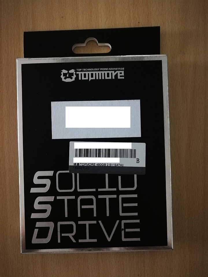 TOPMORE TU200 TLC 480G開箱(附拆碟顆粒照片)