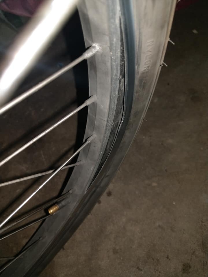 電動腳踏車前輪框破裂