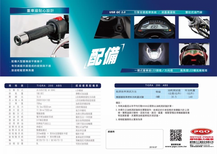 PGO 摩特動力 TIGRA 彪虎 200 價格來了???