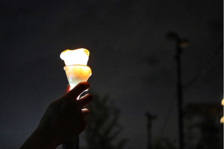 【原创】刚刚在香港六四纪念活动现场拍的