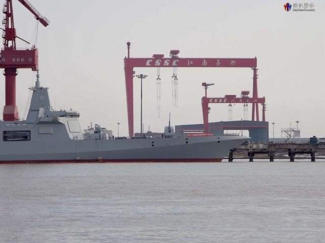 055二號艦開始海試