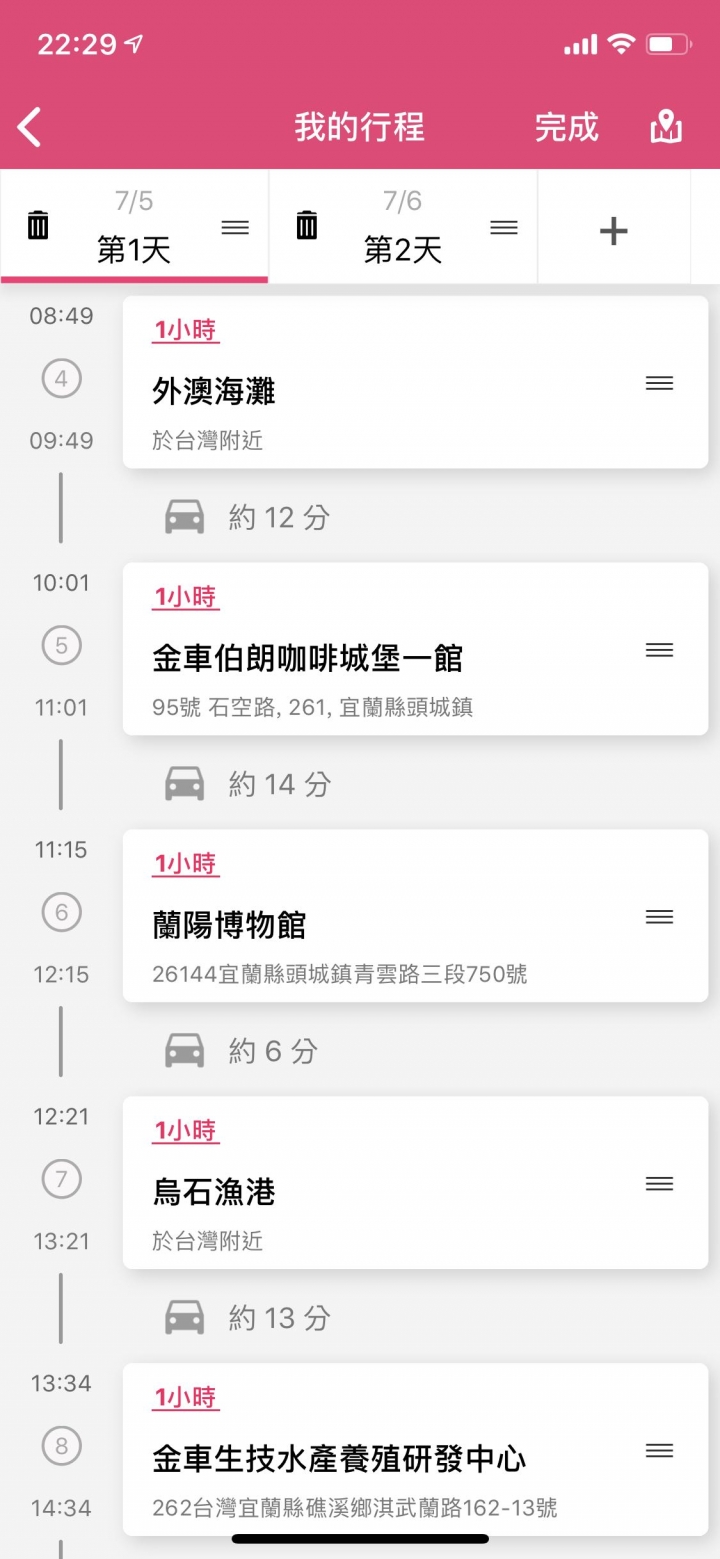 宜蘭二天一夜規劃