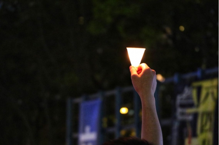 【原创】刚刚在香港六四纪念活动现场拍的