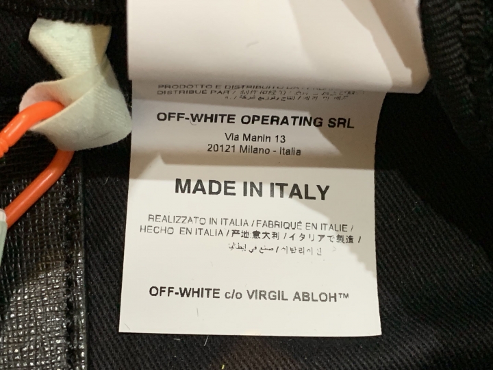 「開箱」Off-White 當季工業用腰帶 側/腰包